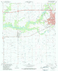 Crowley West Louisiana Historical topographic map, 1:24000 scale, 7.5 X 7.5 Minute, Year 1983
