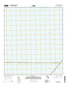 Curlew Islands Louisiana Current topographic map, 1:24000 scale, 7.5 X 7.5 Minute, Year 2015