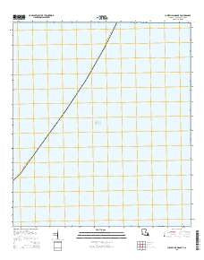 Curlew Islands OE E Louisiana Current topographic map, 1:24000 scale, 7.5 X 7.5 Minute, Year 2015