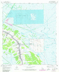 Cut Off Louisiana Historical topographic map, 1:24000 scale, 7.5 X 7.5 Minute, Year 1963