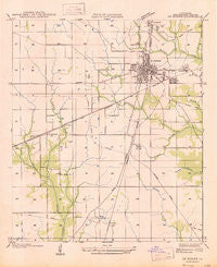 DeRidder Louisiana Historical topographic map, 1:31680 scale, 7.5 X 7.5 Minute, Year 1947