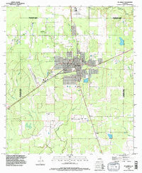 De Quincy Louisiana Historical topographic map, 1:24000 scale, 7.5 X 7.5 Minute, Year 1994