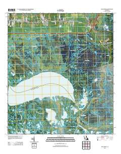 Delacroix Louisiana Historical topographic map, 1:24000 scale, 7.5 X 7.5 Minute, Year 2012