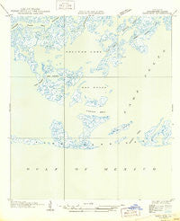 Derniere Louisiana Historical topographic map, 1:31680 scale, 7.5 X 7.5 Minute, Year 1950