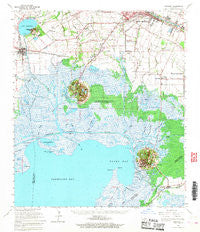 Derouen Louisiana Historical topographic map, 1:62500 scale, 15 X 15 Minute, Year 1963