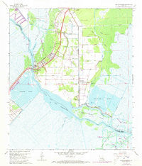 Des Allemands Louisiana Historical topographic map, 1:24000 scale, 7.5 X 7.5 Minute, Year 1967