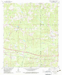 Downsville South Louisiana Historical topographic map, 1:24000 scale, 7.5 X 7.5 Minute, Year 1982