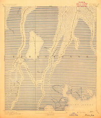 Dulac Louisiana Historical topographic map, 1:62500 scale, 15 X 15 Minute, Year 1894