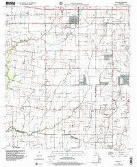 Duson Louisiana Historical topographic map, 1:24000 scale, 7.5 X 7.5 Minute, Year 1998