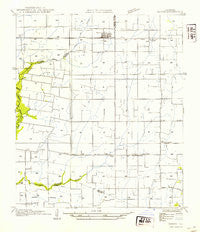Duson Louisiana Historical topographic map, 1:31680 scale, 7.5 X 7.5 Minute, Year 1954
