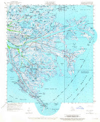 East Delta Louisiana Historical topographic map, 1:62500 scale, 15 X 15 Minute, Year 1958