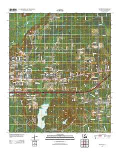 Eastwood Louisiana Historical topographic map, 1:24000 scale, 7.5 X 7.5 Minute, Year 2012
