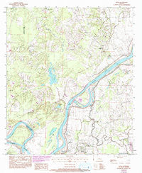 Effie Louisiana Historical topographic map, 1:24000 scale, 7.5 X 7.5 Minute, Year 1993
