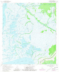 Ellerslie Louisiana Historical topographic map, 1:24000 scale, 7.5 X 7.5 Minute, Year 1970