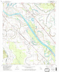 Elm Grove Louisiana Historical topographic map, 1:24000 scale, 7.5 X 7.5 Minute, Year 1980