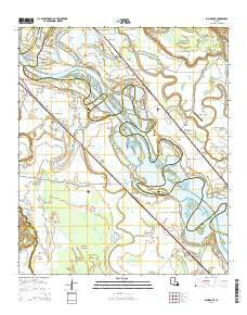 Elm Grove Louisiana Current topographic map, 1:24000 scale, 7.5 X 7.5 Minute, Year 2015
