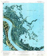 Empire Louisiana Historical topographic map, 1:24000 scale, 7.5 X 7.5 Minute, Year 1973