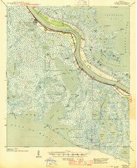Empire Louisiana Historical topographic map, 1:62500 scale, 15 X 15 Minute, Year 1944