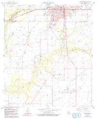 Eunice South Louisiana Historical topographic map, 1:24000 scale, 7.5 X 7.5 Minute, Year 1983