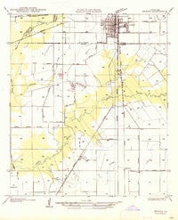 Eunice Louisiana Historical topographic map, 1:31680 scale, 7.5 X 7.5 Minute, Year 1947