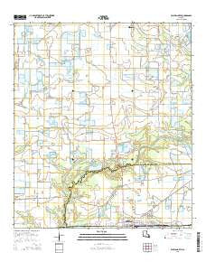 Eunice North Louisiana Current topographic map, 1:24000 scale, 7.5 X 7.5 Minute, Year 2015
