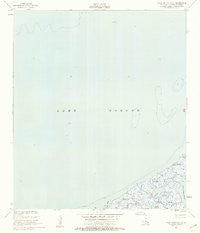 False Mouth Bayou Louisiana Historical topographic map, 1:24000 scale, 7.5 X 7.5 Minute, Year 1955