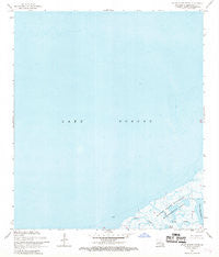 False Mouth Bayou Louisiana Historical topographic map, 1:24000 scale, 7.5 X 7.5 Minute, Year 1968