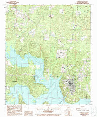 Farmerville Louisiana Historical topographic map, 1:24000 scale, 7.5 X 7.5 Minute, Year 1988