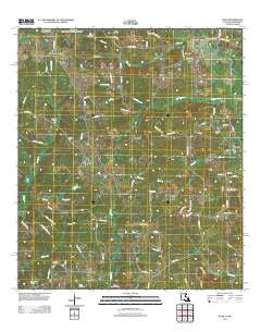 Felps Louisiana Historical topographic map, 1:24000 scale, 7.5 X 7.5 Minute, Year 2012