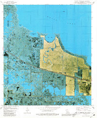 Floating Turf Bayou Louisiana Historical topographic map, 1:24000 scale, 7.5 X 7.5 Minute, Year 1979