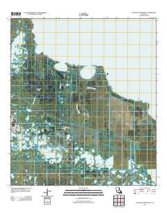 Floating Turf Bayou Louisiana Historical topographic map, 1:24000 scale, 7.5 X 7.5 Minute, Year 2012
