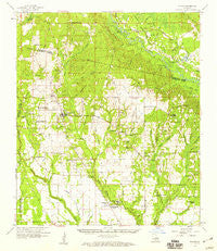 Folsom Louisiana Historical topographic map, 1:62500 scale, 15 X 15 Minute, Year 1958