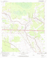 Fordoche Louisiana Historical topographic map, 1:24000 scale, 7.5 X 7.5 Minute, Year 1969