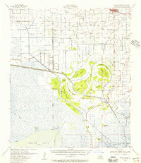 Forked Island Louisiana Historical topographic map, 1:62500 scale, 15 X 15 Minute, Year 1955