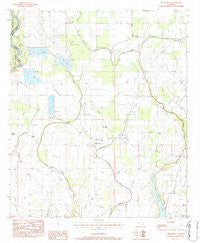 Fort Necessity Louisiana Historical topographic map, 1:24000 scale, 7.5 X 7.5 Minute, Year 1983