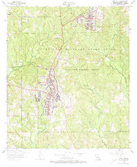 Fort Polk Louisiana Historical topographic map, 1:24000 scale, 7.5 X 7.5 Minute, Year 1954