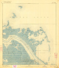 Forts Louisiana Historical topographic map, 1:62500 scale, 15 X 15 Minute, Year 1893