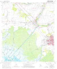 Franklin Louisiana Historical topographic map, 1:24000 scale, 7.5 X 7.5 Minute, Year 1963