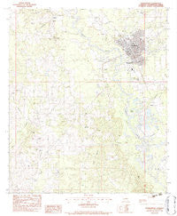 Franklinton Louisiana Historical topographic map, 1:24000 scale, 7.5 X 7.5 Minute, Year 1983