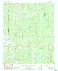 Fryeburg Louisiana Historical topographic map, 1:24000 scale, 7.5 X 7.5 Minute, Year 1986