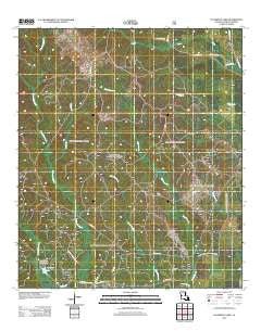 Fullerton Lake Louisiana Historical topographic map, 1:24000 scale, 7.5 X 7.5 Minute, Year 2012