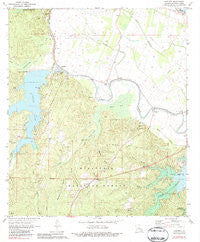 Gardner Louisiana Historical topographic map, 1:24000 scale, 7.5 X 7.5 Minute, Year 1971