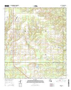 Gaytine Louisiana Current topographic map, 1:24000 scale, 7.5 X 7.5 Minute, Year 2015