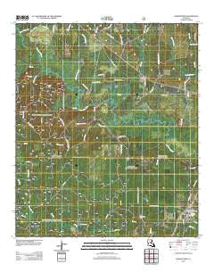 Georgetown Louisiana Historical topographic map, 1:24000 scale, 7.5 X 7.5 Minute, Year 2012