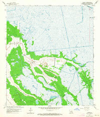 Gheens Louisiana Historical topographic map, 1:24000 scale, 7.5 X 7.5 Minute, Year 1963