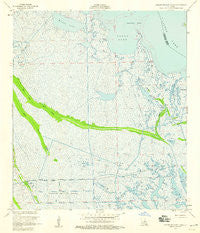 Golden Meadow Farms Louisiana Historical topographic map, 1:24000 scale, 7.5 X 7.5 Minute, Year 1956