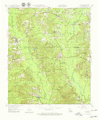 Goldonna Louisiana Historical topographic map, 1:62500 scale, 15 X 15 Minute, Year 1957