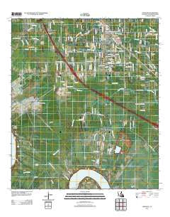 Gonzales Louisiana Historical topographic map, 1:24000 scale, 7.5 X 7.5 Minute, Year 2012