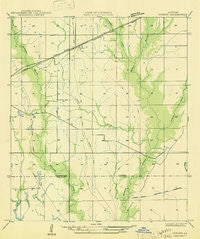 Gordon Louisiana Historical topographic map, 1:31680 scale, 7.5 X 7.5 Minute, Year 1935