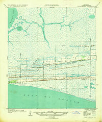 Grand Bayou Louisiana Historical topographic map, 1:31680 scale, 7.5 X 7.5 Minute, Year 1935